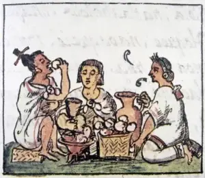 Feasting to Huitzilopochtli, Florentine Codex Book III
