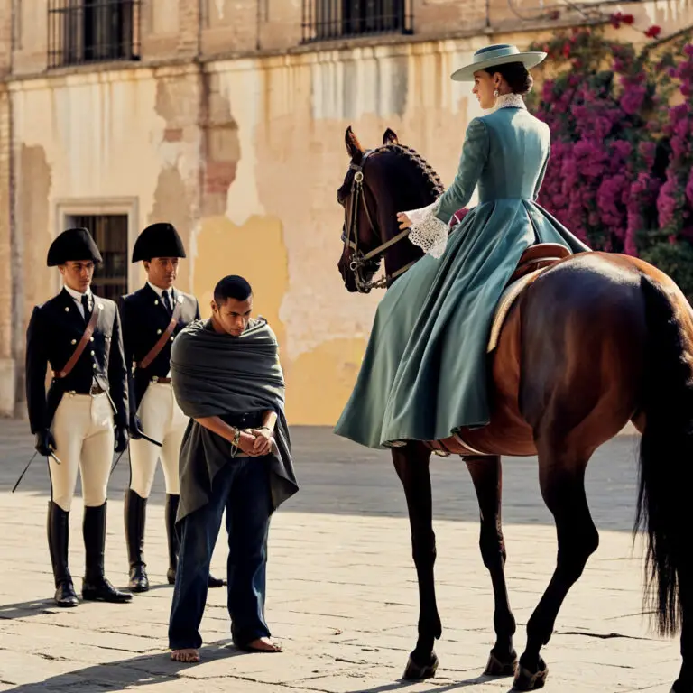 Eran cerca de las ocho cuando dejamos Pátzcuaro y ascendimos las colinas por las que discurría nuestro camino. Temprano por la mañana, nos informaron que un célebre ladrón llamado Morales, capitán de una gran gavilla, había sido capturado junto con uno de sus compañeros, y solicitaron permiso para aprovechar nuestra numerosa escolta y así poder ser conducidos sanos y salvos a Uruapan, donde serán fusilados, ya que están condenados a muerte. Por lo tanto, lo primero que vimos al montar a caballo fue a un personaje desagradable, encadenado y custodiado por nuestros lanceros.