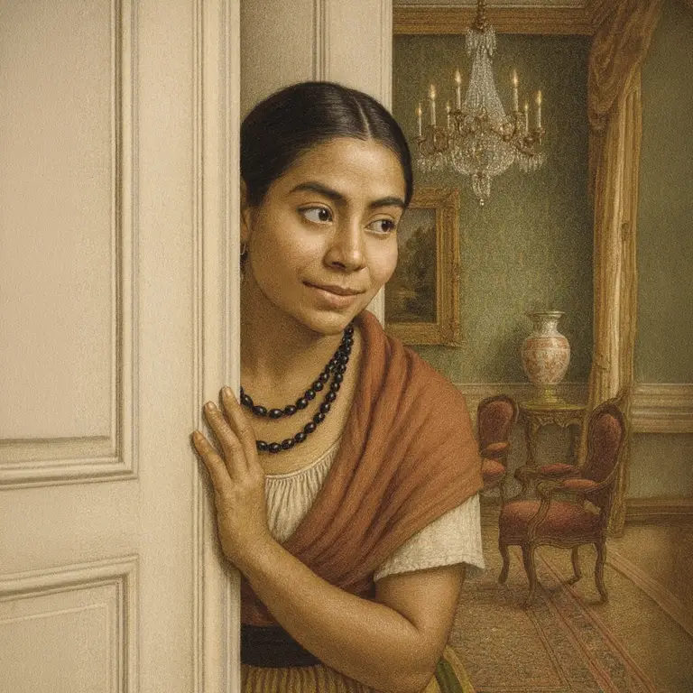 Cora está escuchando a escondidas