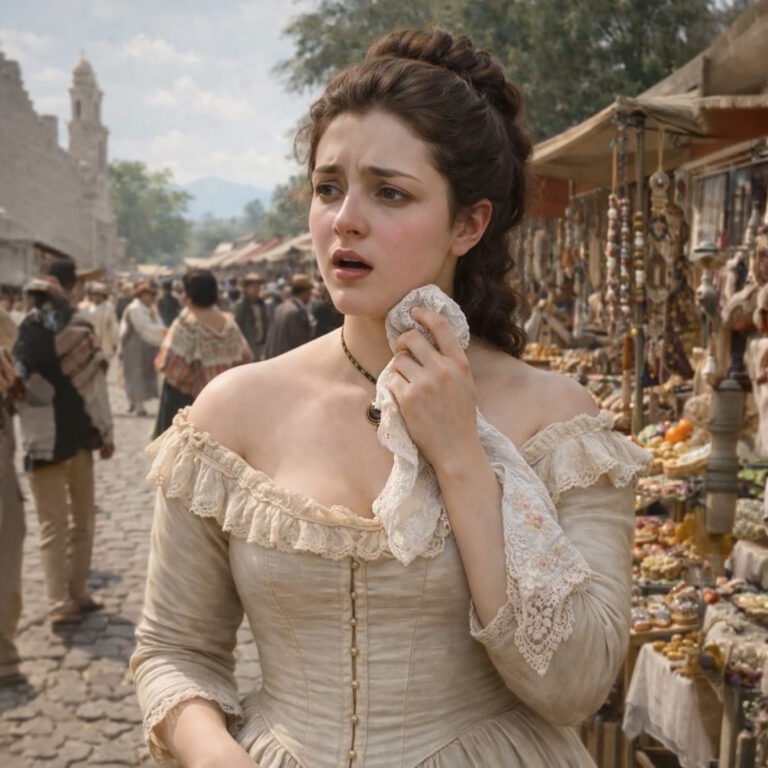 CRESCENCIA: Fanny, estoy desesperada. ¡Por favor, no puedes contarle esto a nadie! Sé que Santiago les prestó dinero a los rebeldes, con la esperanza de que ganarían… le prometieron un puesto alto y mucho poder. Y ahora temo que él pierda la herencia de mi familia… FANNY: ¿Puede dejarte sin nada? CRESCENCIA: Puede y lo hará si, como temo, ya no me ama.