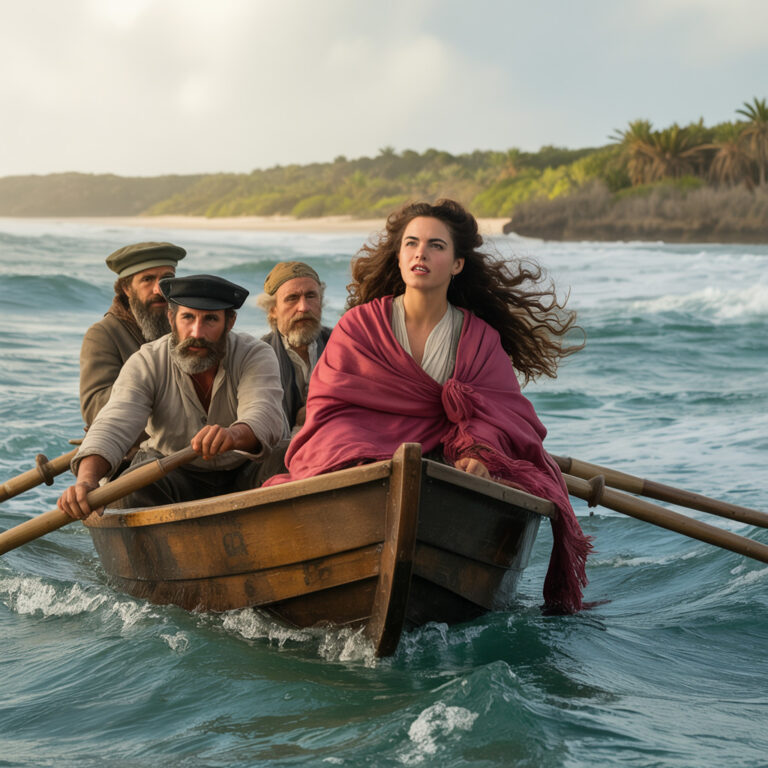 Ayer por la mañana el viento era mucho más ligero y un bote piloto llegó temprano. Nos aseguran que podemos cruzar la ominosa barra sin peligro. Estamos contentos ante la perspectiva de tocar tierra firme, aunque sea por un día.