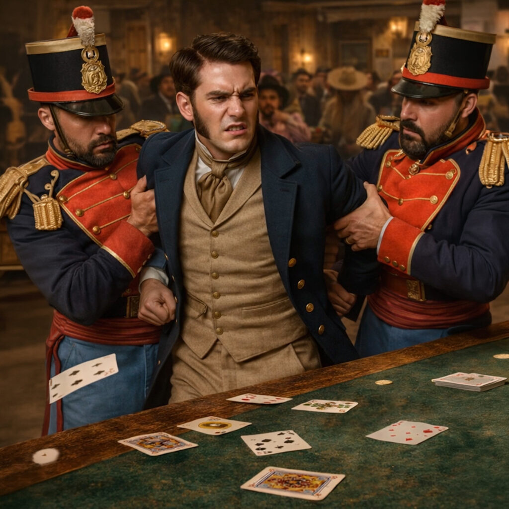 El principio de la pelea y del enojo de Santiago