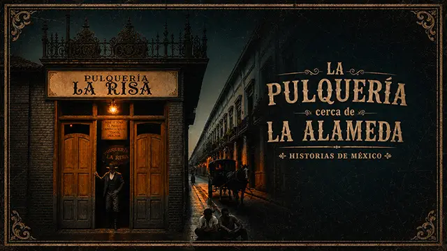 La pulquería cerca de la Alameda. Este cortometraje recrea el miedo de la historia original, narrada con las propias palabras de Madame Calderón de la Barca. Decimocuarta carta, 21 de abril de 1840
